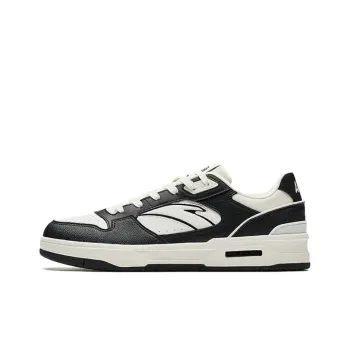 Anta Lieyan1.0 Anti Slip And Wear Resistant Coverage Low Top Skateboard Shoes Men's White Black