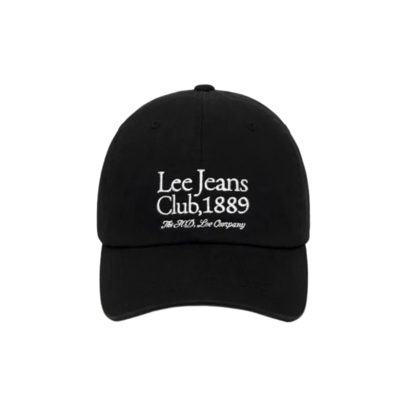 Lee Cotton Baseball Caps Unisex Black-1