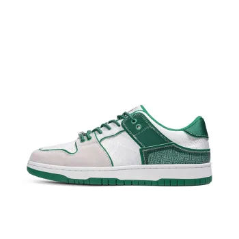 MR.A Country Style Series Low Top Skateboard Shoes Men's White Green