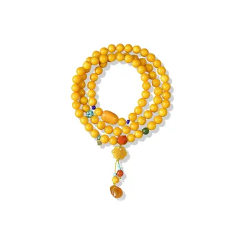 Gu He Amber/Beeswax Bracelets Unisex