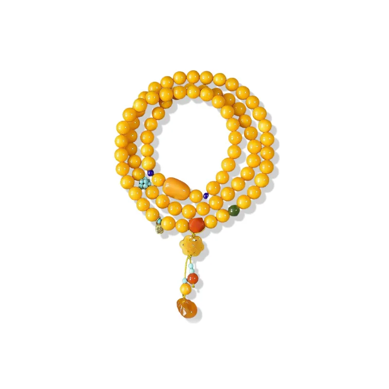 Gu He Amber/Beeswax Bracelets Unisex-0