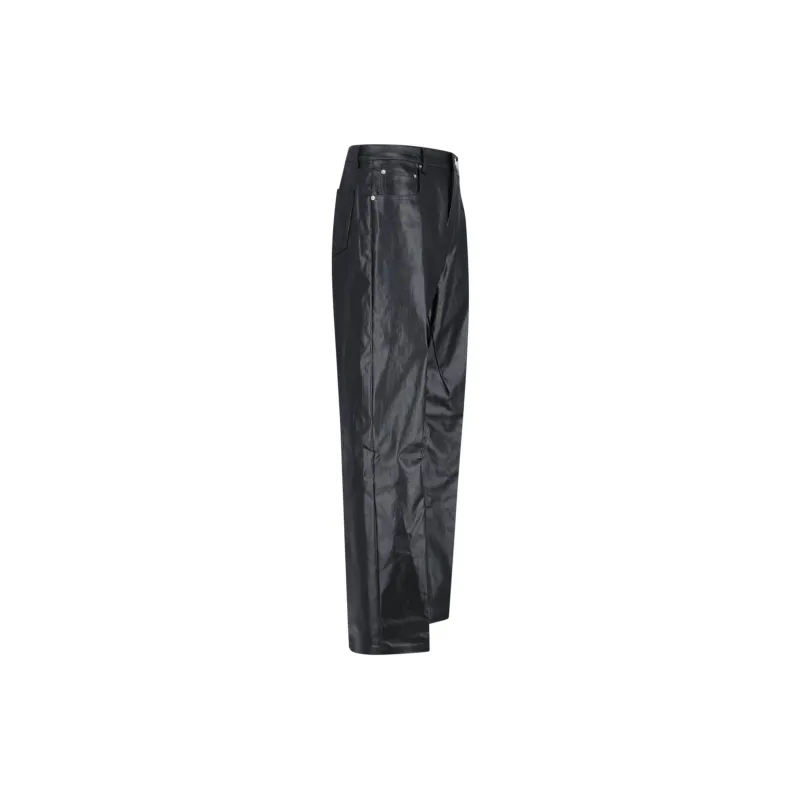 RICK OWENS Coated Denim Geth Jeans-2