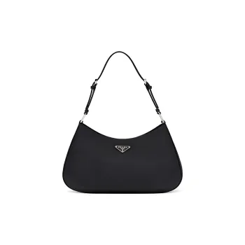 PRADA Leather Shoulder Bag, Handbag, Shoulder Bag Women's Black