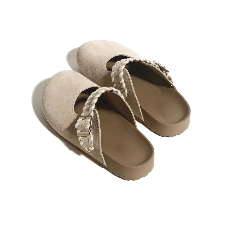 CHENTER KATER Wrap-toe Slippers Women's-7