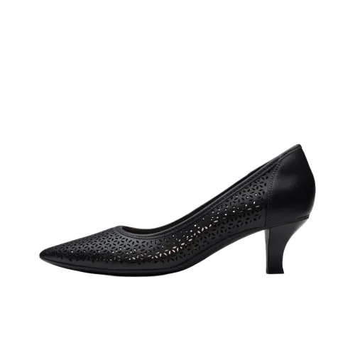 Clarks Kepley Sky Irregular Heel High Heels Women's Black