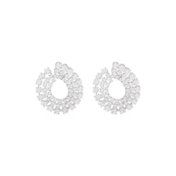 Swarovski Matrix Hoop Earrings