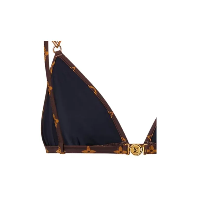 LOUIS VUITTON Monogram Bikini Top-4