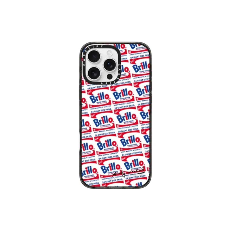 CASETIFY TPU+PC Material Brillo Sticker Phone Cases Compatible With IPhone Collection Artistic-3