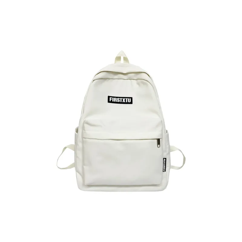 Tonlion Nylon Backpack Regular Unisex White-0