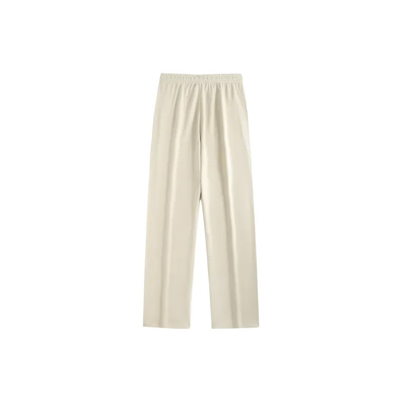 GWAF Classic Basic Solid Color Versatile Minimalist Style Drawstring Lace Up Casual Straight Fit Pants Unisex-14