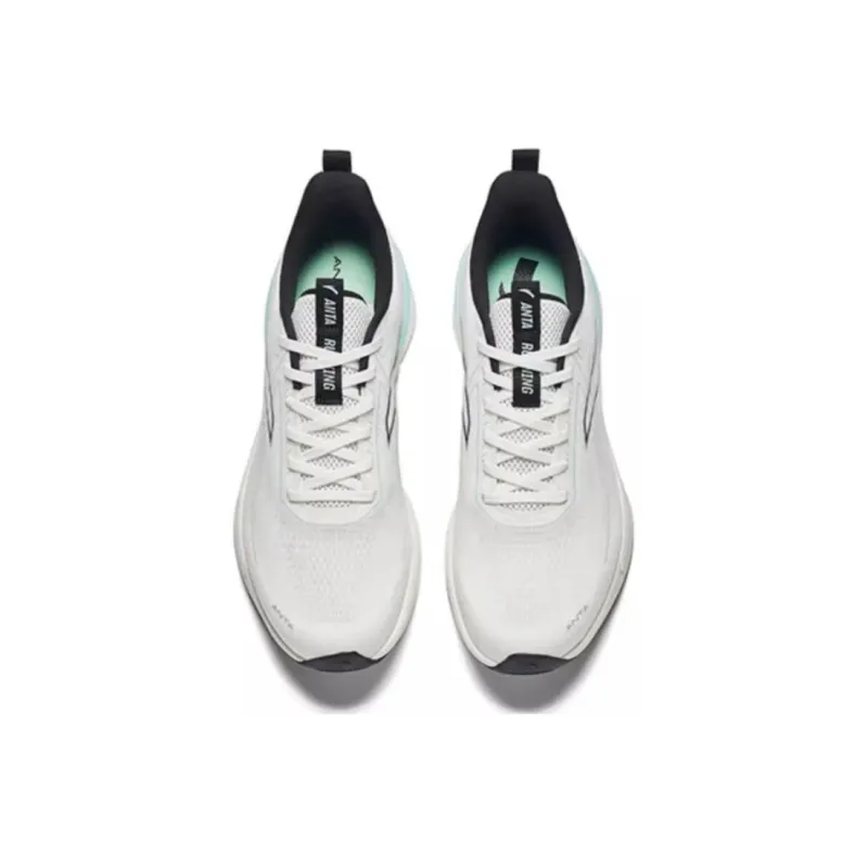 Anta Slip Resistant, Coverage, And Breathable Low Top Casual Running Shoes Men's White Black-2