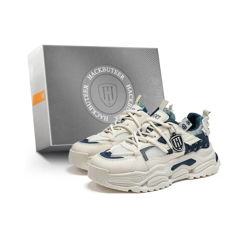 HACKBUTEER Low-Top Chunky Sneakers Men's-1