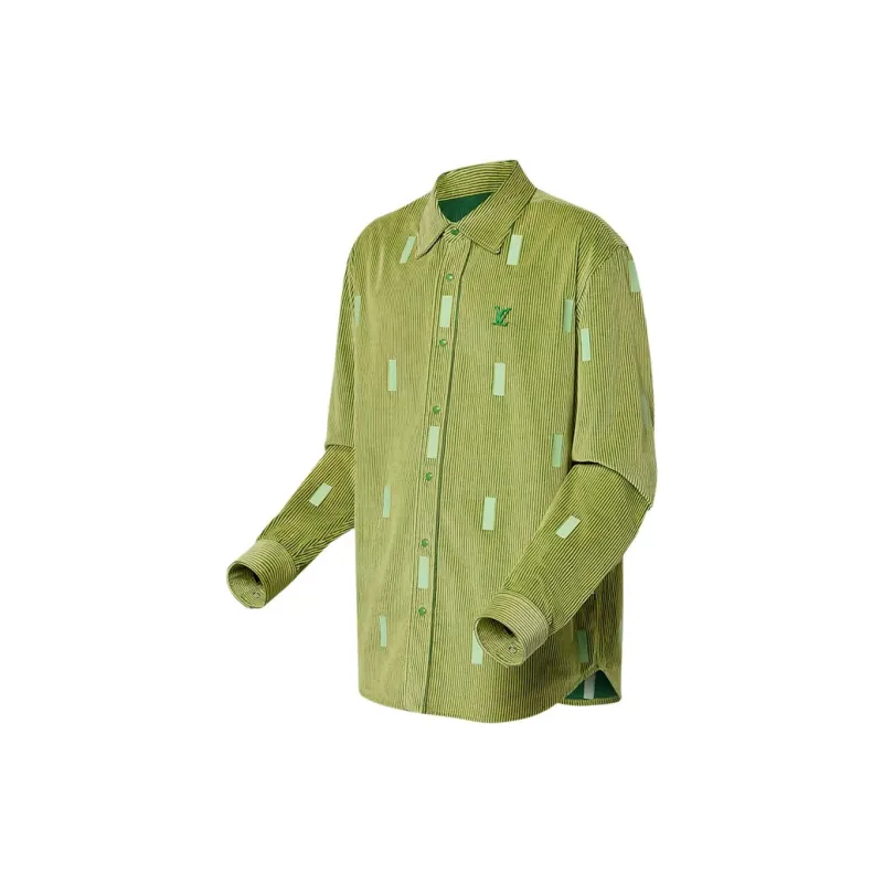 LOUIS VUITTON Lv X Park Seo Bo Corduroy Long Sleeved Shirt-2