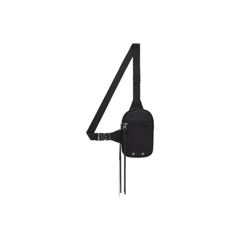 COURREGES Dealer Nylon Crossbody Bag 'Black'-0