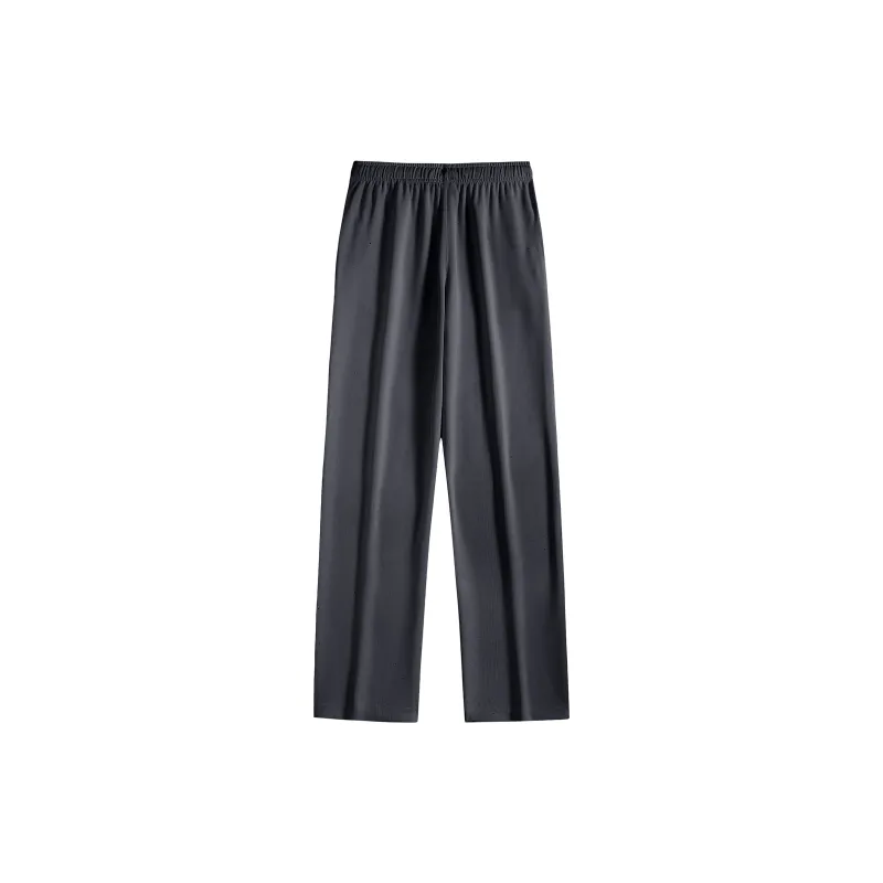 GWAF Classic Basic Solid Color Versatile Minimalist Style Drawstring Lace Up Casual Straight Fit Pants Unisex-16