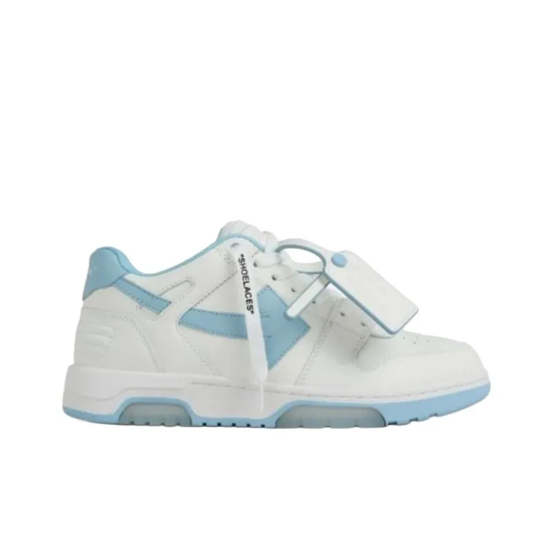 OFF WHITE Low Top Skateboard Shoes Women's White-1