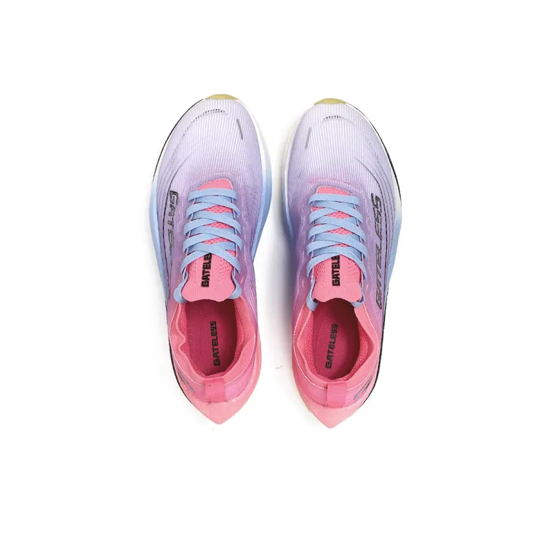 GATELESS Low Top Running Shoes Unisex Fluorescent Cherry Blossom Pink-3