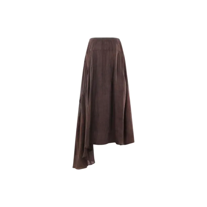 ZIGGYCHEN Asymmetric Pleated Skirt-1