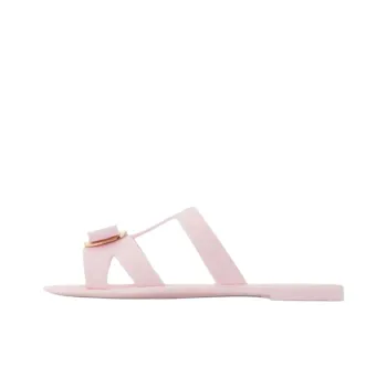 FERRAGAMO Vara Slide Slippers Women's Pink