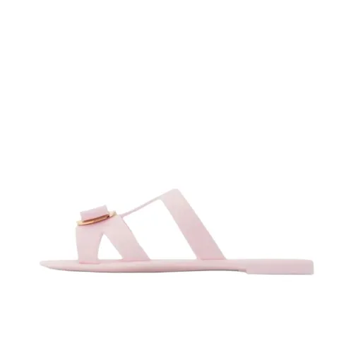 FERRAGAMO Vara Slide Slippers Women's Pink