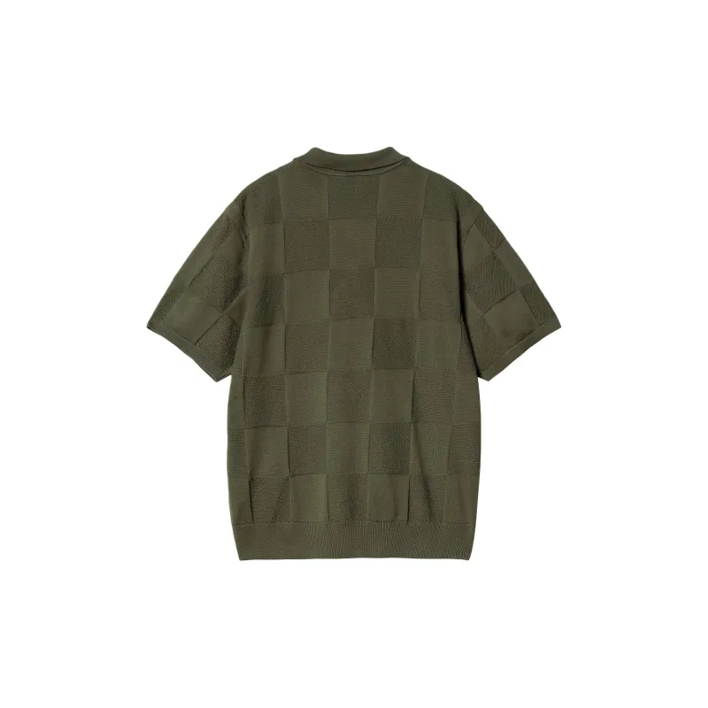 Carhartt WIP Checker Polo Shirt-1