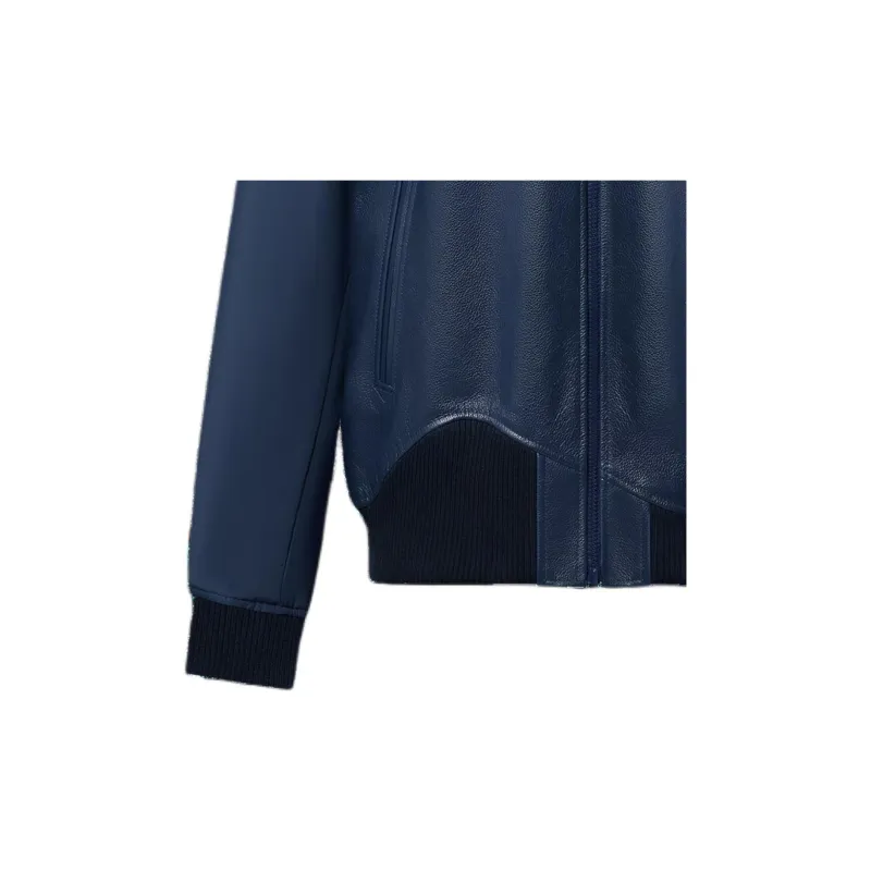 LOUIS VUITTON Reversible Leather Nylon Blouson-4