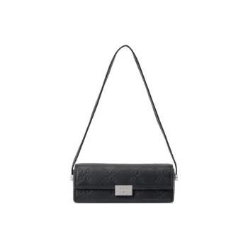 MICHAEL KORS Ludlow Leather Shoulder Bag Small Size Women's Black