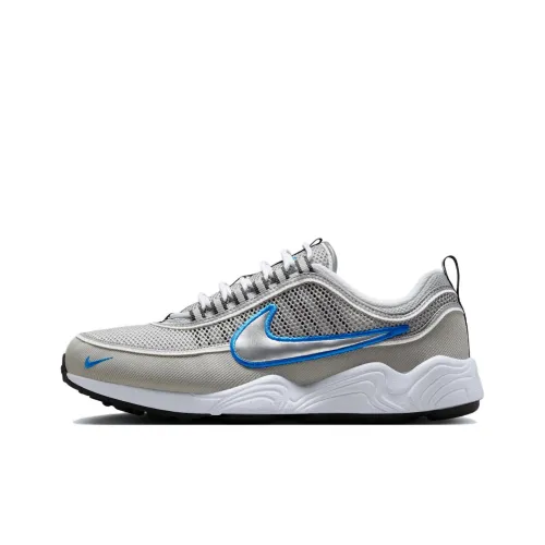 Nike Air Zoom Spiridon Cage 2 Anti-Slip Wear-Resistant Low-Top Casual Shoes Unisex Silver