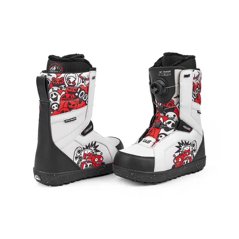SNOWBOARDS WS Single Snowboard Ski Boots Unisex-3