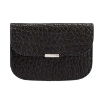 Lemaire Leather Card Holder Unisex Black