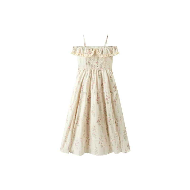 SEM/R Slip Dress Women's White Tone-1