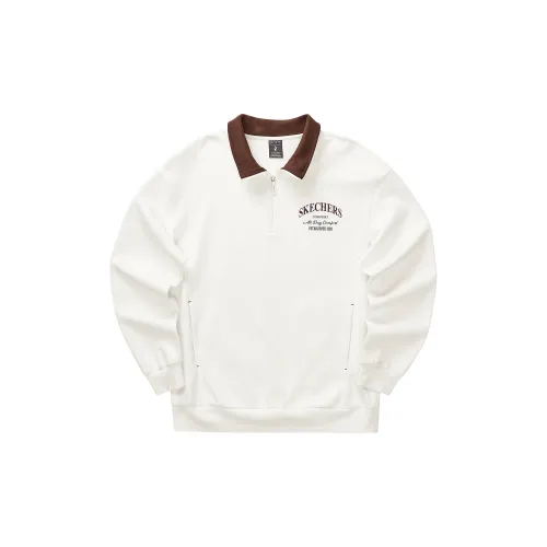Skechers Sports Life Collection Sweatshirt Unisex Marshmallow White