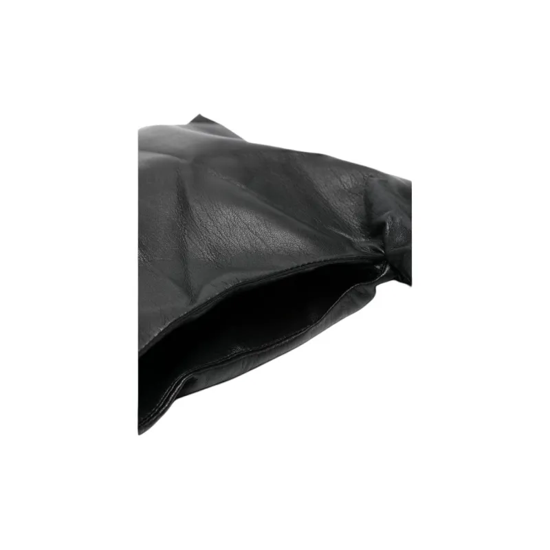 NANUSHKA Recycled Polyester Clutch Large Size Women's Black-2