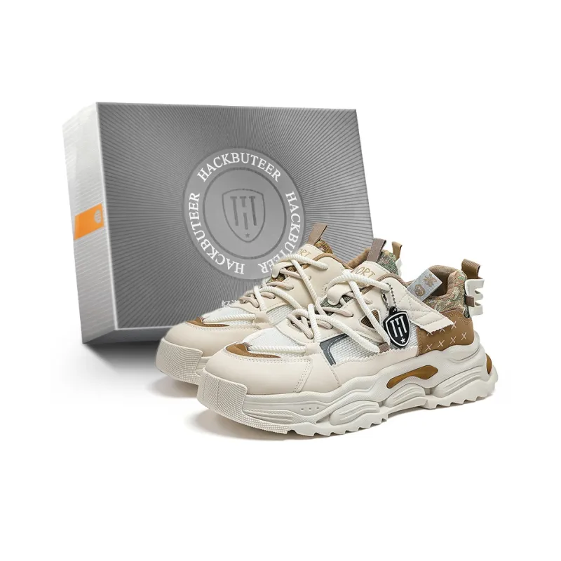 HACKBUTEER Low-Top Chunky Sneakers Men's-6
