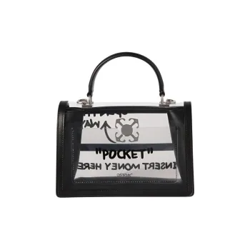 OFF WHITE PVC Handbag Women's Black