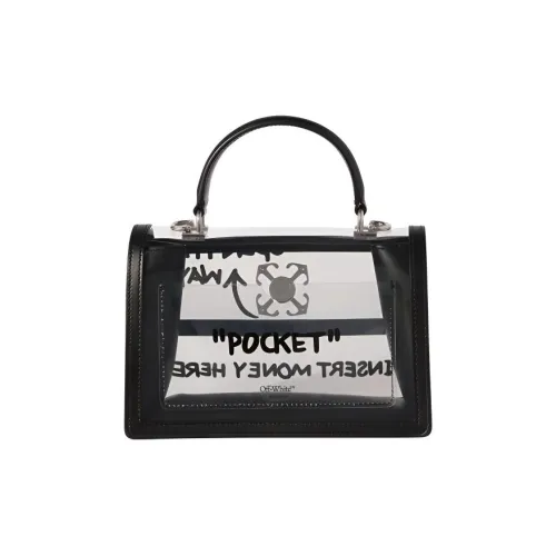 OFF WHITE PVC Handbag Women's Black