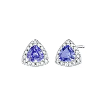 DESIGN CIRCLES S925 Silver Stud Earrings Women's