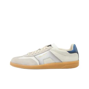 Santoni Colourblock Panelled Lace Up Sneakers