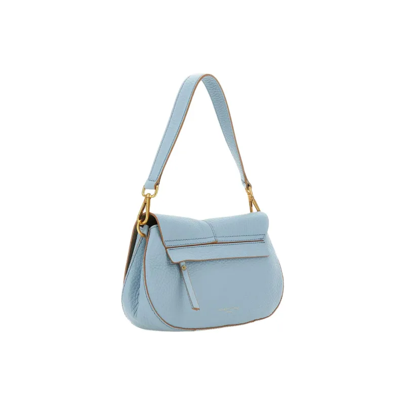 GIANNI CHIARINI Helena Round Foldover Top Shoulder Bag-1