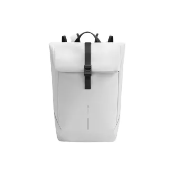 XDDESIGN Polyurethane And Polyester Blend Backpack Large Size Unisex White & Black