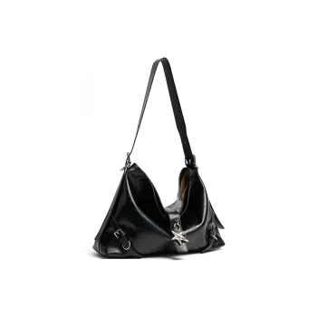 JACD PU Portable Crossbody Bag, Shoulder Bag Regular Women's Black/Blue