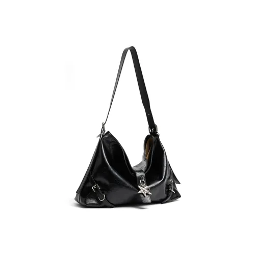 JACD PU Portable Crossbody Bag, Shoulder Bag Regular Women's Black/Blue