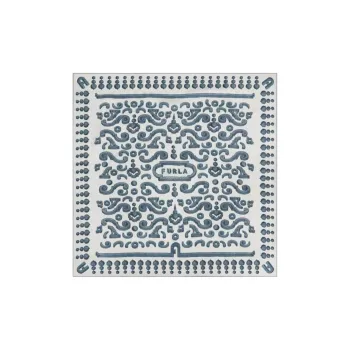 Furla Silk Silk Scarves Women's Blue