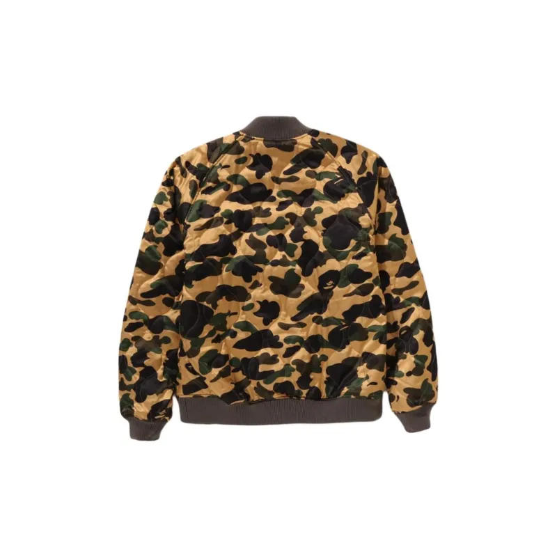 Bape Japanese Crane Embroidery Reversible Souvenir Jacket-3