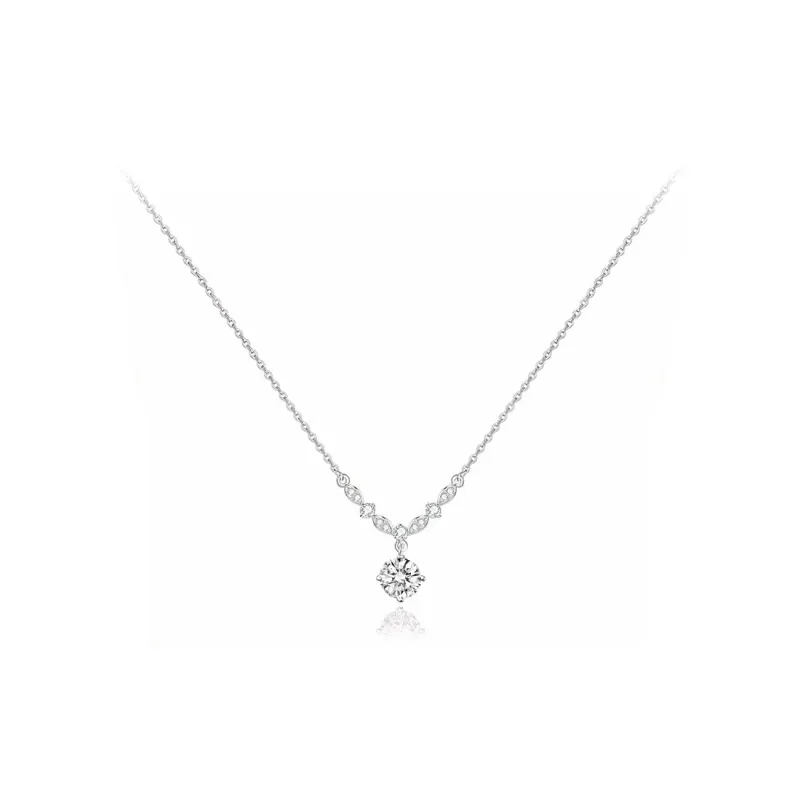 KUMET Zircon Necklaces Women's Couple Bestie Same Style-0