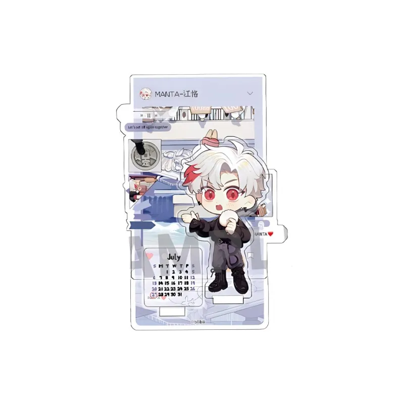 Gu Niang Anime Cat Ear MANTA Travel Journal Collection Xu Wang'an Jiang Ke Bai Wen Ji Shao Yi Acrylic Stands-3
