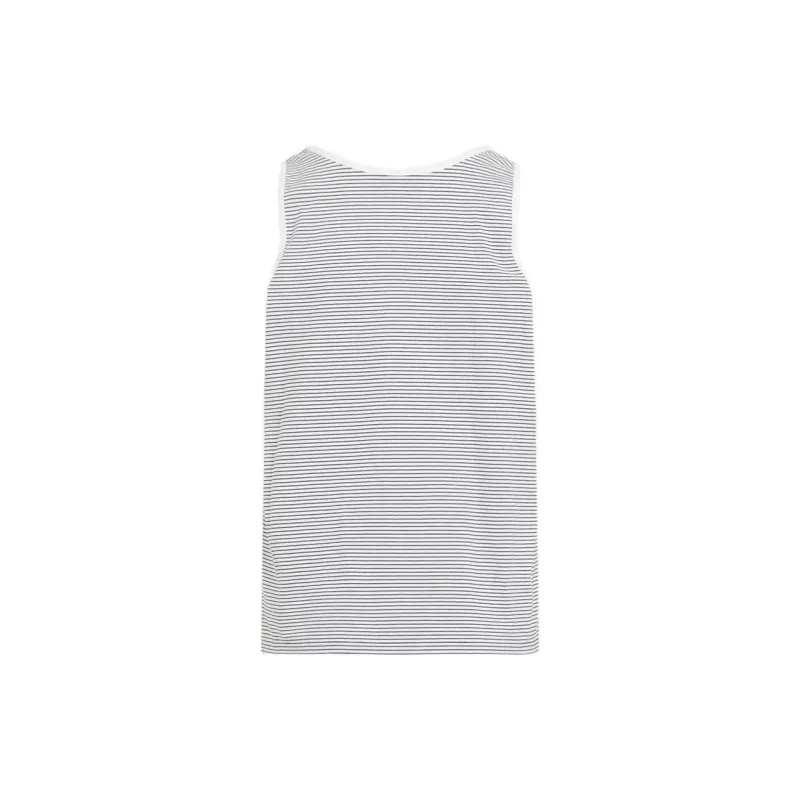 MIU MIU Striped Sleeveless Tank Top-1