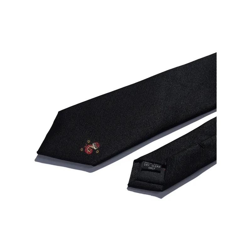 WILLIAM MILTON Silk Ties Men's Black Mulberry Silk High End Business Formal Accessories Gift Box Set-4