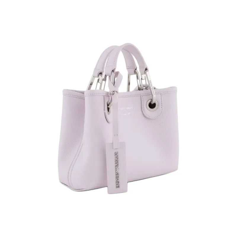 EMPORIO ARMANI MyEA Thermoplastic Polyurethane Tote Bag Shopping Bag Shoulder Bag Handbag Mini Women's Pink-1