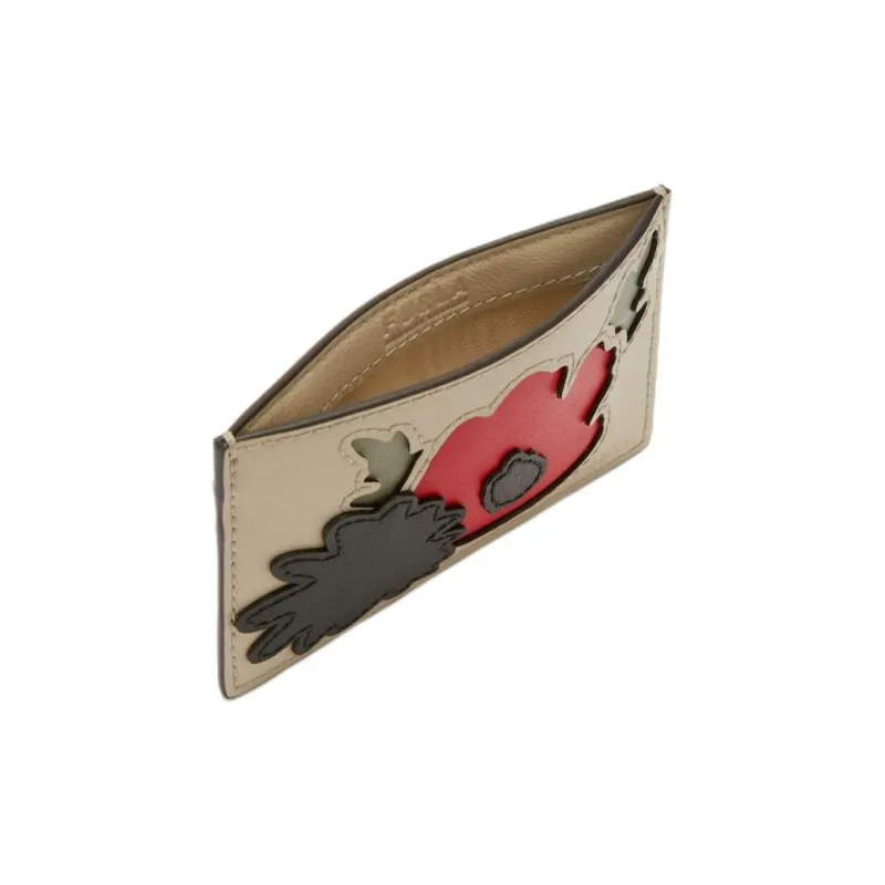 Furla Allegra Calfskin Card Holder Small Size Women's Chestnut Red-1